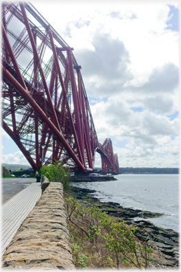 Bridge from north with wall