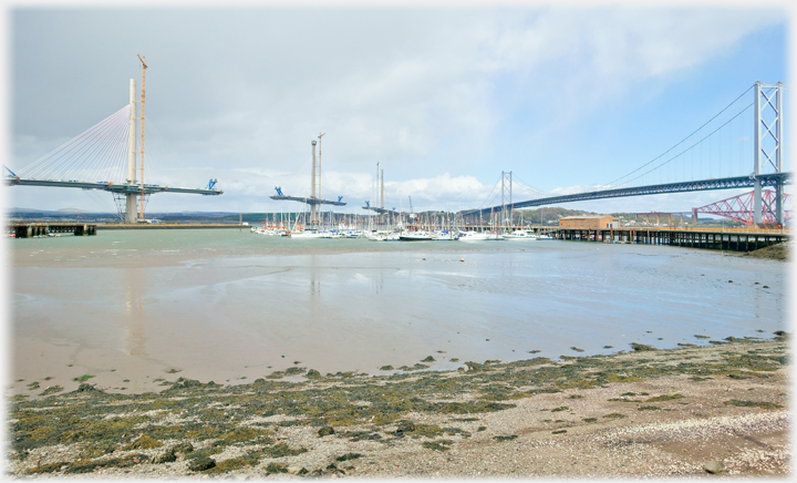 Road bridges from Port Edgar