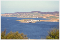 The village of Aultbea on Loch Ewe.