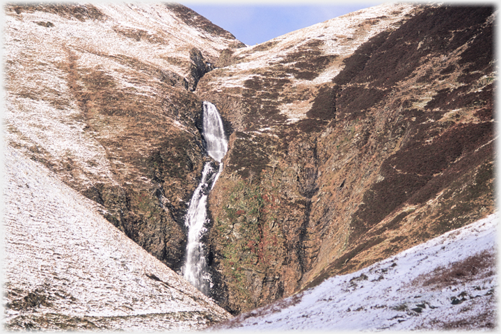 Grey Mare's Tail in winter.