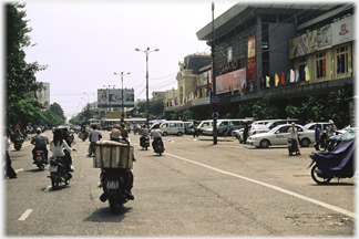 Non-descript building by main road.