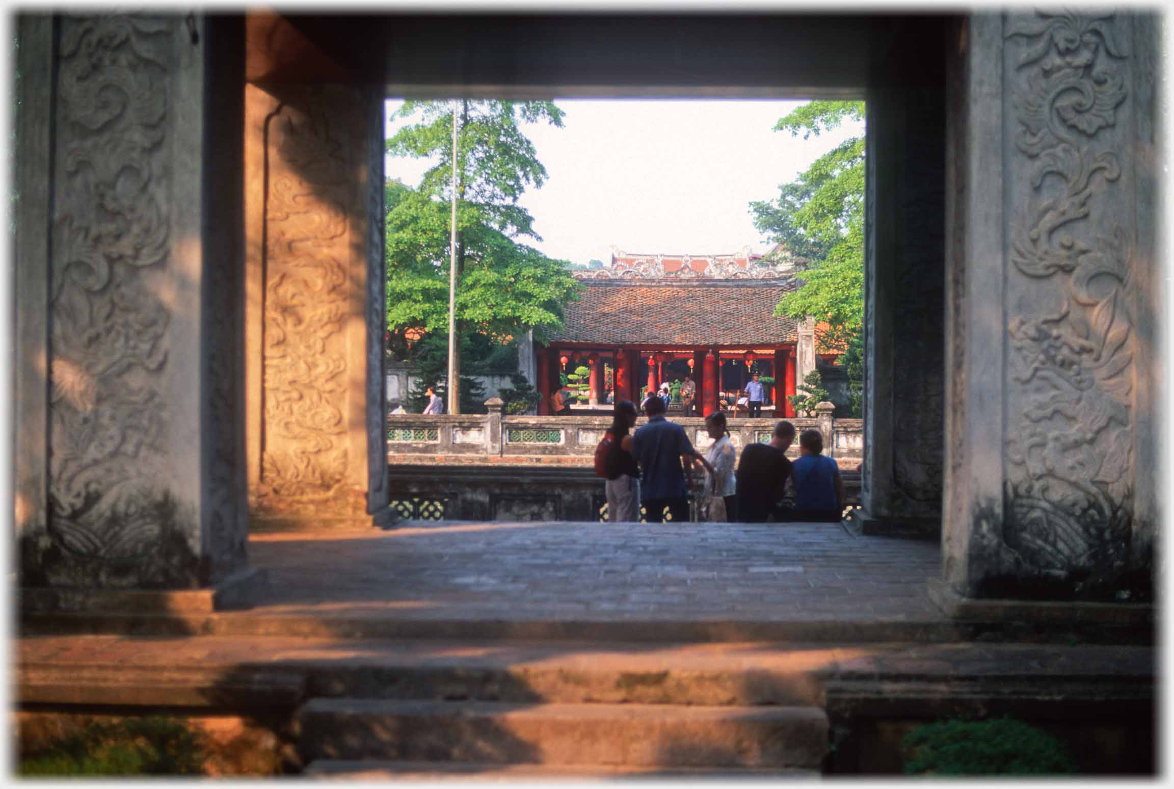 Looking through the Khue Van Cuc gate.