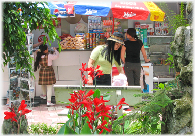 Refreshments kiosk