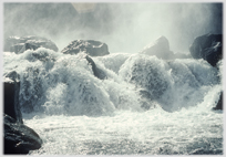 Waterfall at Thingvellir.