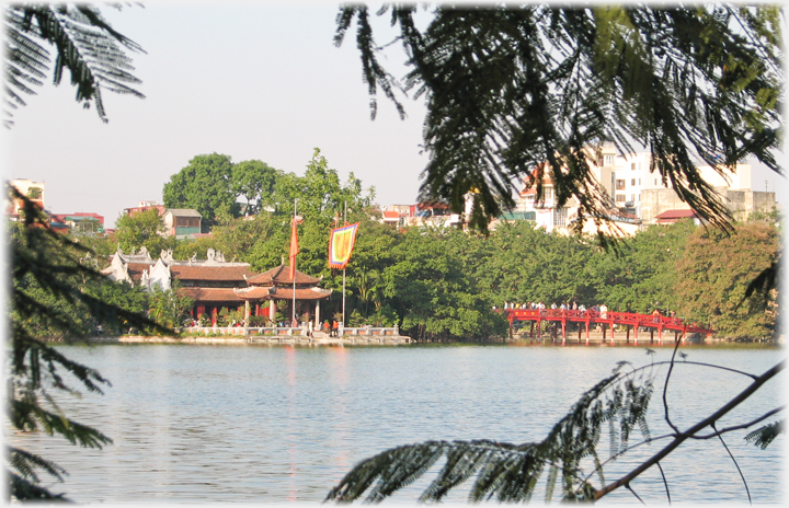 Temple and Bridge