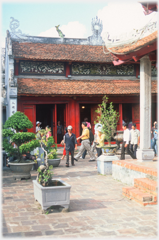 Temple courtyard