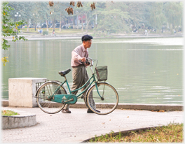 Man and Bike