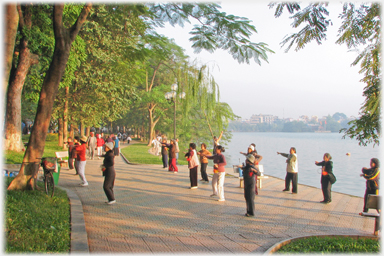 Exercise by the Lake