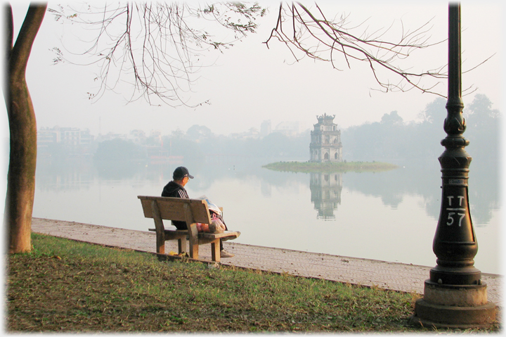 Reading by the Lake.