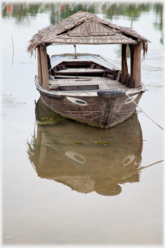 A boat with eyes.