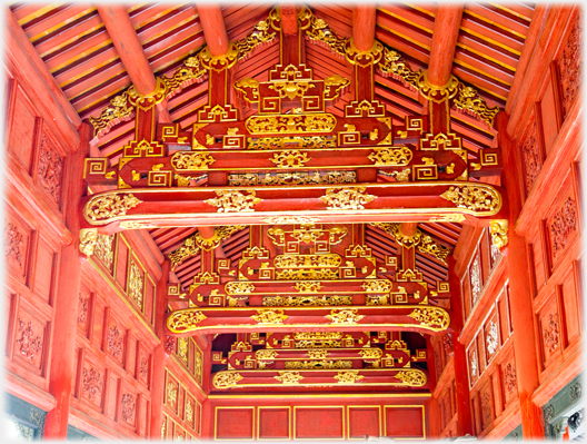 Ceiling of the Khon Thai Palace.