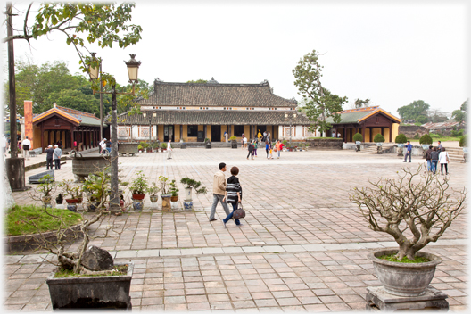 The Ta Vu Courtyard.