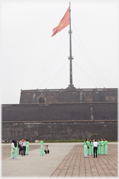 The flag tower.