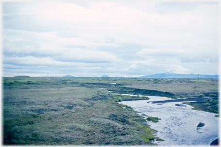Landscape around Geysir.