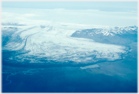 Glacier's tongue.