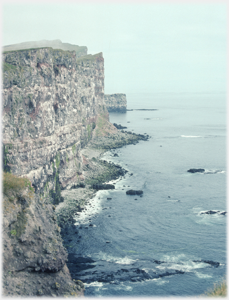 Range of cliffs.