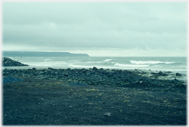 Black beach near Raufarhofn.