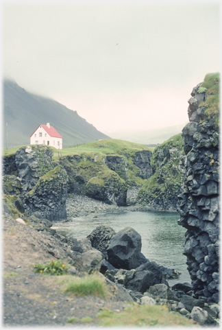 House near the sea.