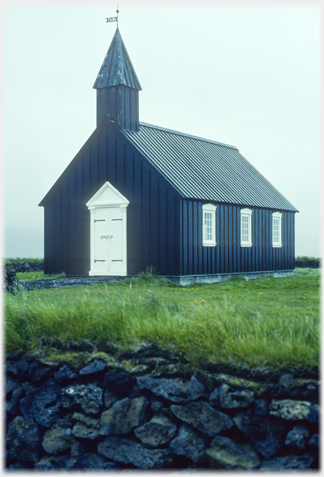 Closer view of the church in the above picture.