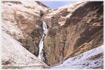 Grey Mare's Tail in winter.