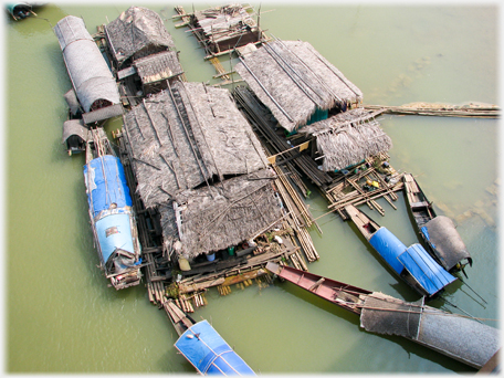 Fishermen's boats.