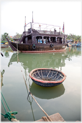 Coracle in Hoi An.