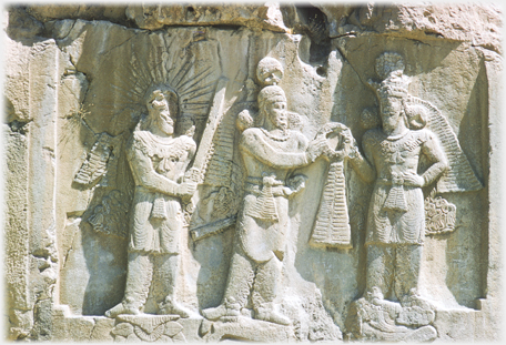 Commemorating Ardashir I's victory.