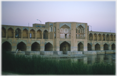 Main room of the Khaju Bridge.