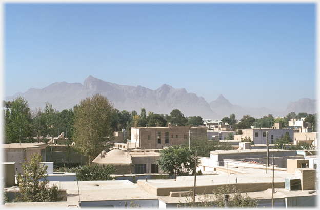 Isfahan rooftops.