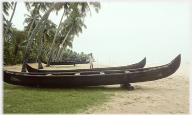 Two boats with fewer seats.