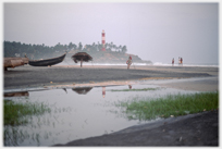 Lighthouse by Alleppey Beach.