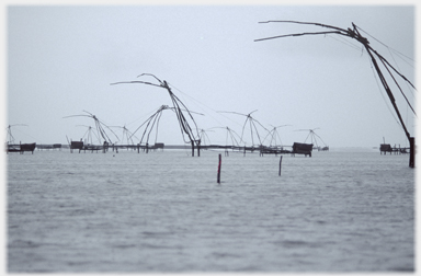 A view of a number of nets.