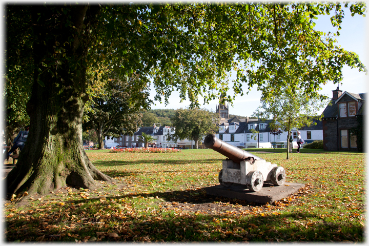 Moat Brae cannon.