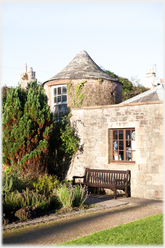 Round garden house.