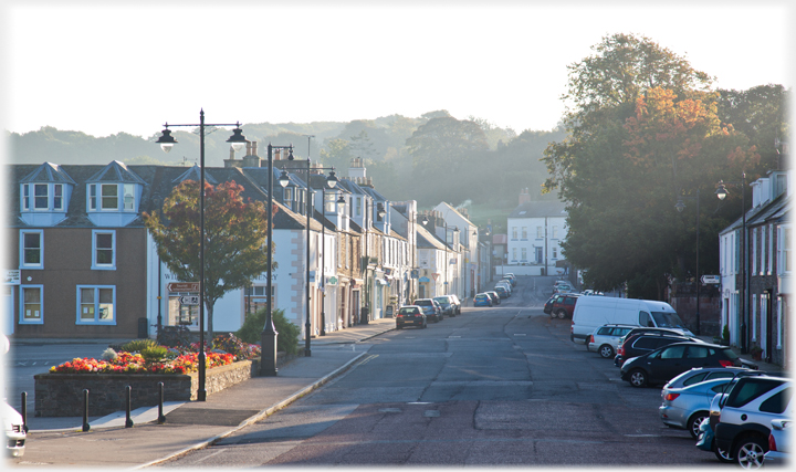 Morning light on St. Cuthbert's St.