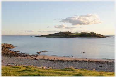 Tide in at Ardwall Island.