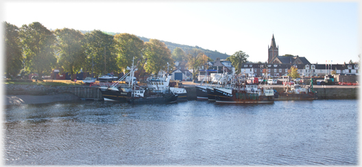 Fishing boats at the harbour.