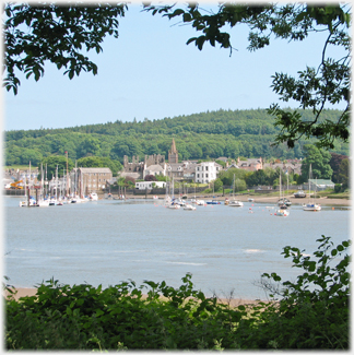 Summer view of marina.