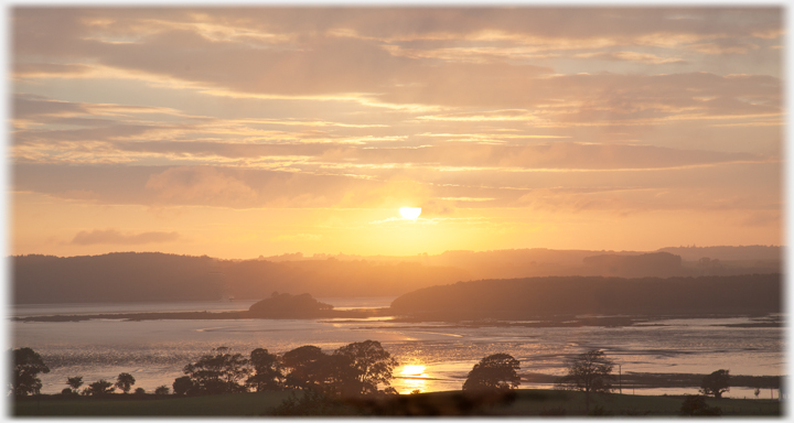 Sunset over Manxman's Lake