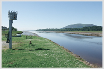 The pier at the village of Glencaple.