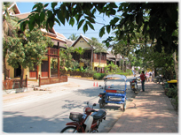 Village house in north eastern Laos.