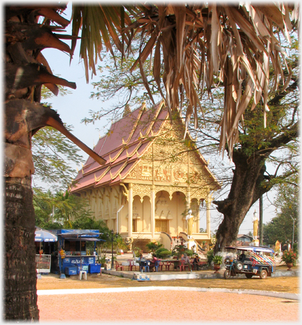 The That Luang Neua Pagoda or Wat.