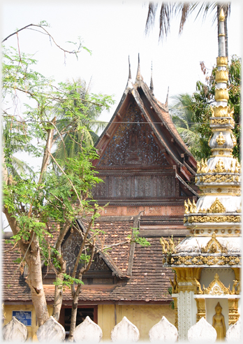 Roofs of Wat Si Saket.