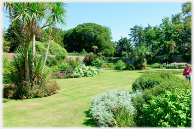 Within the walled garden.