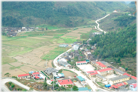 Village from Tower.