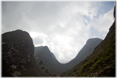 Karsts and clouds.