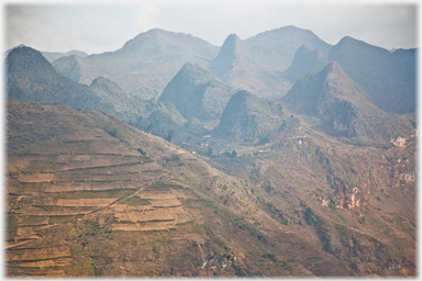 Karsts on the plateau.