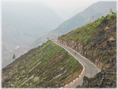 Road near the monument.