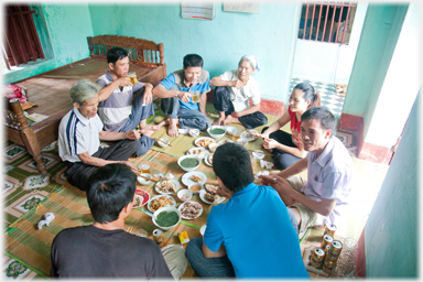 Smaller family meal.