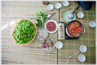 Hot pot ready.